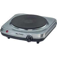 Rommelsbacher Piastra di cottura singola ELTAC EK 18, Piastra riscaldante argento/Nero