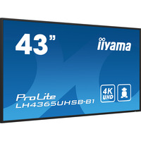 iiyama ProLite LH4365UHSB-B1, Public Display Nero