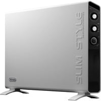 DeLonghi Slim Style HCX 3220, Livello convettore bianco/Nero