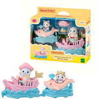 EPOCH Sylvanian Families - Set gioco parco divertimenti Giro sulle onde, Giochi di costruzione 
