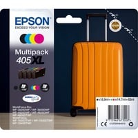Epson Multipack 4-colours 405XL DURABrite Ultra Ink, Inchiostro Resa elevata (XL), Nero, Ciano, Magenta, Giallo, Inchiostro a base di pigmento, Inchiostro a base di pigmento, 18,9 ml, 14,7 ml