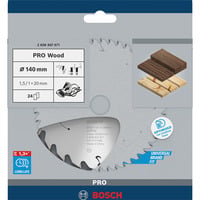 Bosch 2 608 837 671 lama circolare 14 cm 1 pz, Lama per sega In legno duro, Legno dolce, Legno, 14 cm, 2 cm, 1 mm, 10500 Giri/min, 1,5 mm