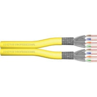 Digitus Cavo di posa professionale Cat.7a S/FTP Duplex, Cca giallo