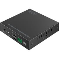 Digitus Ricevitore KVM IP in fibra HDMI, Switch KVM Nero