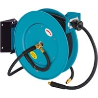 Hazet Avvolgitubo aperto 9040OS-10, 20 metri, Tubo per aria compressa blu