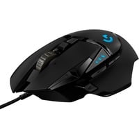 Logitech G502 Hero mouse Mano destra USB tipo A Ottico 25600 DPI, Mouse da gioco Nero, Mano destra, Ottico, USB tipo A, 25600 DPI, 1 ms, Nero