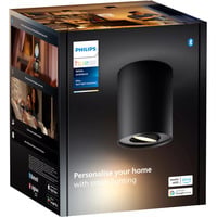 Philips Hue White Ambiance Pillar Spot Singolo, Luce LED Nero