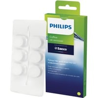 Philips Pastiglie per la rimozione dei residui grassi del caffè CA6704/10, Pastiglie per la pulizia Disincrostante, Philips, 800 series, 1200 series, 2200 series, 3200 series, 4300 series, 4400 series, 5400 series, 5500..., 6 pz, 70%, 100 g