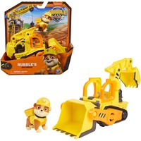 Spin Master Rubble & Crew, Veicolo da lavoro di Rubble, Bulldozer giocattolo con parti mobili e personaggio da collezione, giocattoli per bambini dai 3 anni in su,  veicolo da gioco Rubble & Crew , Veicolo da lavoro di Rubble, Bulldozer giocattolo con parti mobili e personaggio da collezione, giocattoli per bambini dai 3 anni in su, Scavatrice, 3 anno/i, Plastica, Nero, Arancione, Giallo