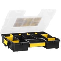Stanley Borsa porta attrezzi Organizer Sort Master Junior, Cassetta portautensili Nero/Giallo, Scatola per minuteria, Nylon, Nero, Trasparente, Giallo, 67 mm, 375 mm, 292 mm