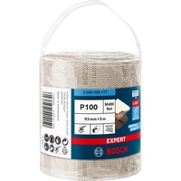Bosch Expert Abrasivo a rete in rotolo M480, Foglio abrasivo Rotolo di carta vetrata, A grana media, P100, Lavoro di finitura, Sverniciatura, Legno, Beige