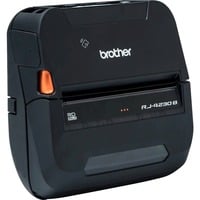 Brother RJ-4230B stampante POS 203 x 203 DPI Con cavo e senza cavo Termica diretta Stampante portatile, Stampante ricevute Nero, Termica diretta, Stampante portatile, 203 x 203 DPI, 5 ips (pollici al secondo), 127 mm/s, 5,8 cm