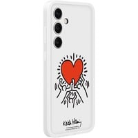 Samsung Galaxy S24+ FlipSuit Cover, Custodia per telefono bianco, Cover, Samsung, Galaxy S24+, 17 cm (6.7"), Rosso, Trasparente