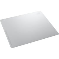ASUS ROG Moonstone Ace L Tappetino per mouse per gioco da computer Bianco, Gioco mouse pad bianco, Bianco, Fantasia, Silicone, Vetro temperato, Barra appoggiaferro antiscivolo, Tappetino per mouse per gioco da computer