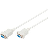Digitus Cavo di collegamento Null-Modem beige