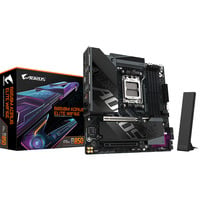 GIGABYTE B850M AORUS ELITE WIFI6E Scheda madre - CPU AMD Ryzen serie 9000, VRM digitale a 12+2+2 fasi, fino a 8200 MHz DDR5 (O.C.), 1x M.2 PCIe 5.0 + 1x M.2 PCIe 4.0, Wi-Fi 6E, LAN 2.5 GbE, USB 3.2 Gen 2 Nero, VRM digitale a 12+2+2 fasi, fino a 8200 MHz DDR5 (O.C.), 1x M.2 PCIe 5.0 + 1x M.2 PCIe 4.0, Wi-Fi 6E, LAN 2.5 GbE, USB 3.2 Gen 2, AMD, Socket AM5, AMD Ryzen 7000 Series, AMD Ryzen 8000 Series, AMD Ryzen 9000 Series, Socket AM5, DDR5-SDRAM, 256 GB