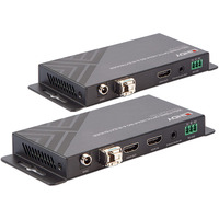 Lindy Extender HDMI in fibra ottica, Estensione HDMI Nero