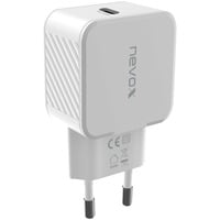 Nevox HC-2008 Bianco Interno, Caricabatterie bianco, Interno, AC, Bianco