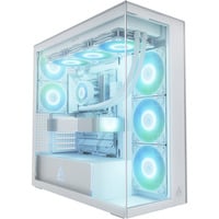 ARCTIC Xtender White (Clear Glass) Midi Tower Bianco, Chassis Tower bianco, Midi Tower, PC, Bianco, EATX, Metallo, Vetro temperato, Gaming