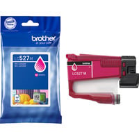 Brother LC527M cartuccia d'inchiostro 1 pz Originale Magenta Magenta, Inchiostro a base di pigmento, 1 pz, 900 pagine, Confezione singola