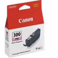 Canon cartuccia d'inchiostro magenta (foto) PFI-300PM Magenta per foto, 1 pz, 530 pagine, Confezione singola