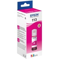Epson 113 EcoTank Pigment Magenta ink bottle, Inchiostro Originale, Magenta, Epson, Ecotank ET-5880, EcoTank ET-5850, EcoTank ET-5800, EcoTank ET-16650, EcoTank ET-16600, 6000 pagine, 70 ml