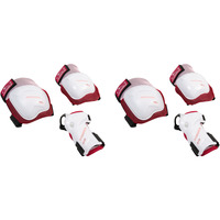 HUDORA Set di protezioni biomeccaniche Comfort, Accessori fucsia/Bianco