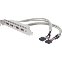 Digitus Cavo in lamiera per slot USB, Staffa slot 