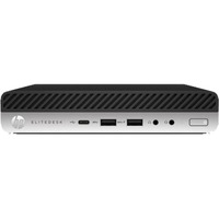 HP EliteDesk 800 G4 MP Ricondizionato, Mini-PC Nero/Argento