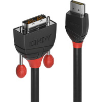 Lindy Cavo HDMI a DVI, Black Line Nero