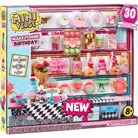 MGA Entertainment Make It Mini Birthday Multipack, Bricolage Miniverse Make It Mini Birthday Multipack, 8 anno/i, Multicolore, Plastica, Resina