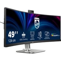 Philips 49B2U6900CH/00 Monitor PC 124 cm (48.8") 5120 x 1440 Pixel Dual QHD LCD Nero, Monitor LED grigio scuro/Argento, 124 cm (48.8"), 5120 x 1440 Pixel, Dual QHD, LCD, 4 ms, Nero