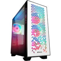 Sharkoon ELITE SHARK CA300H Ricondizionato, Torre grande telaio bianco