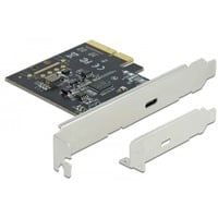 DeLOCK 89036 scheda di interfaccia e adattatore Interno PCIe, USB 3.2 Gen 2 (3.1 Gen 2), Controller USB PCIe, PCIe, USB 3.2 Gen 2 (3.1 Gen 2), A basso profilo, PCIe 3.0, Acciaio inossidabile, PC