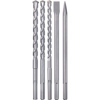 EINHELL Set di scalpelli e punte SDS Max, 5 pezzi, Set scalpello & trapano  
