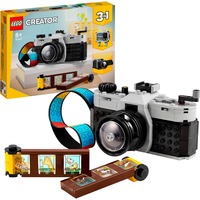 LEGO Creator 31147 3in1 Fotocamera Retro, Giochi per Bambini 8+ Anni, Macchina Fotografica Trasformabile in Videcamera o TV, Giochi di costruzione Giochi per Bambini 8+ Anni, Macchina Fotografica Trasformabile in Videcamera o TV, Set da costruzione, 8 anno/i, Plastica, 261 pz, 412 g