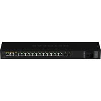 Netgear MSM4214X Gestito L2/L3 2.5G Ethernet 1U Nero, Interruttore Gestito, L2/L3, 2.5G Ethernet, Full duplex, Montaggio rack, 1U