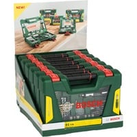 Bosch Set di punte / bit V-Line TIN, 91 pezzi, Trapano & Set di bit verde