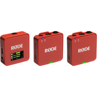 Rode Microphones Wireless GO (Gen 3), Microfono rosso scuro