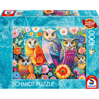 Schmidt Spiele Gufi e fiori, Puzzle 