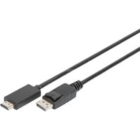 Digitus Cavo adattatore DisplayPort > HDMI 4K Nero
