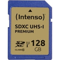 Intenso SDXC 128GB UHS-I Classe 10, Scheda di memoria 128 GB, SDXC, Classe 10, UHS-I, 90 MB/s, Class 1 (U1)