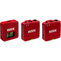 Rode Microphones Wireless GO (Gen 3), Microfono rosso