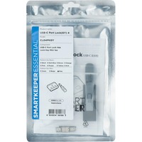 SMARTKEEPER ESSENTIAL USB-C Port Lock (CL04) + Lock Key Mini (U04), Serratura da infilare 