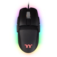 Thermaltake Argent M5 RGB mouse Ambidestro USB tipo A Ottico 16000 DPI, Mouse da gioco Nero, Ambidestro, Ottico, USB tipo A, 16000 DPI, Nero