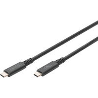 Digitus Cavo USB4 Gen 3x2, connettore USB-C > connettore USB-C, 40Gbit/s Nero