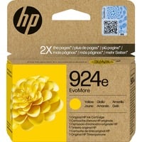 HP Cartuccia di inchiostro giallo originale 924e EvoMore Resa elevata (XL), Giallo, 1 pz, 800 pagine, Confezione singola