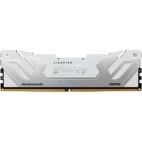 Kingston FURY FURY 24GB 8400MT/s DDR5 CL40 CUDIMM Renegade White XMP, Memoria argento/Bianco, 24 GB, 1 x 24 GB, DDR5, 288-pin DIMM