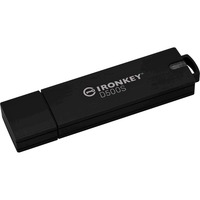 Kingston IronKey 16GB D500S FIPS 140-3 Lvl 3 AES-256, Chiavetta USB 16 GB, USB tipo A, 3.2 Gen 1 (3.1 Gen 1), 260 MB/s, Cuffia, Nero