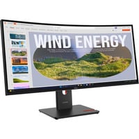 Lenovo ThinkVision T34WD-40 Monitor, Monitor LED Nero, 86,4 cm (34"), 3440 x 1440 Pixel, Wide Quad HD, LED, 6 ms, Nero